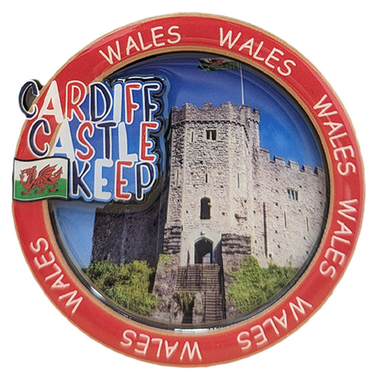 Cardiff Castle Keep 3D Epoxy Magnet (3DEM023)