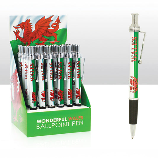 Wales With Wavy Clip Pens