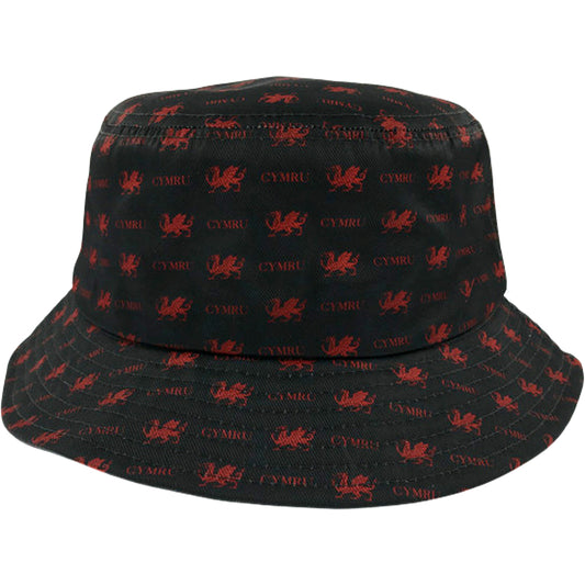 Welsh Black Bucket Hat
