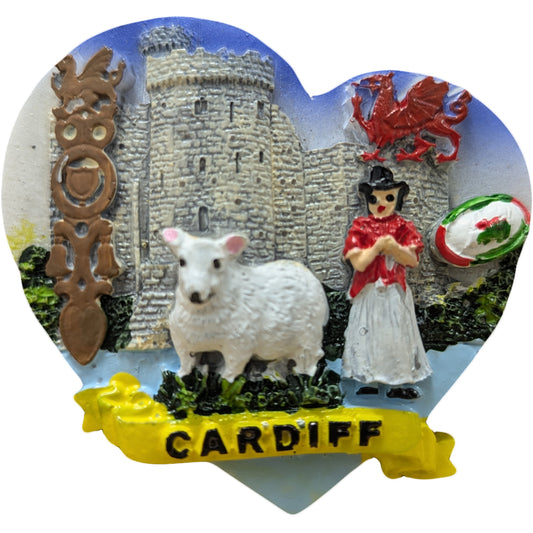 Cardiff Heart Resin Magnet (RSN15)