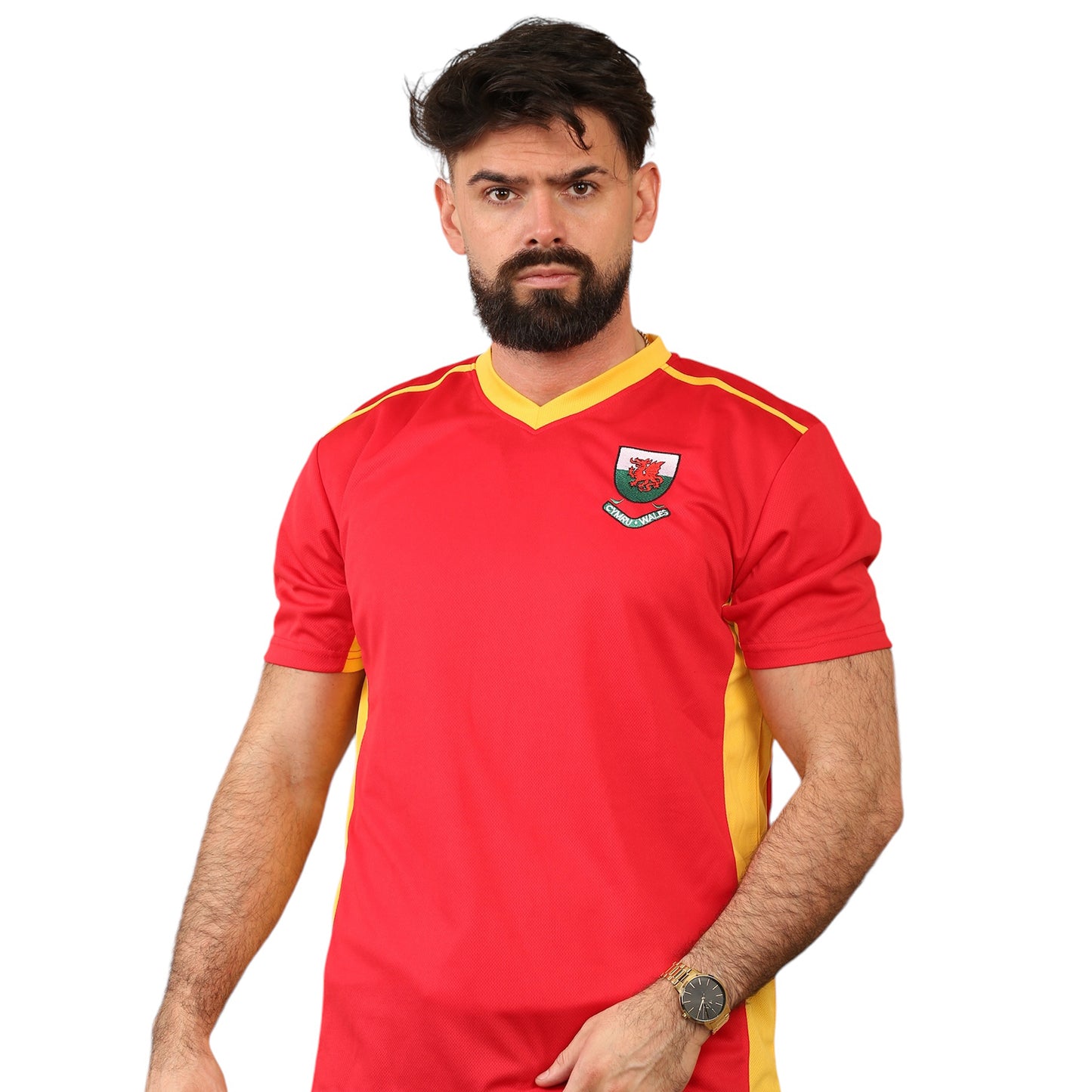 Gold Wales Football Shirt