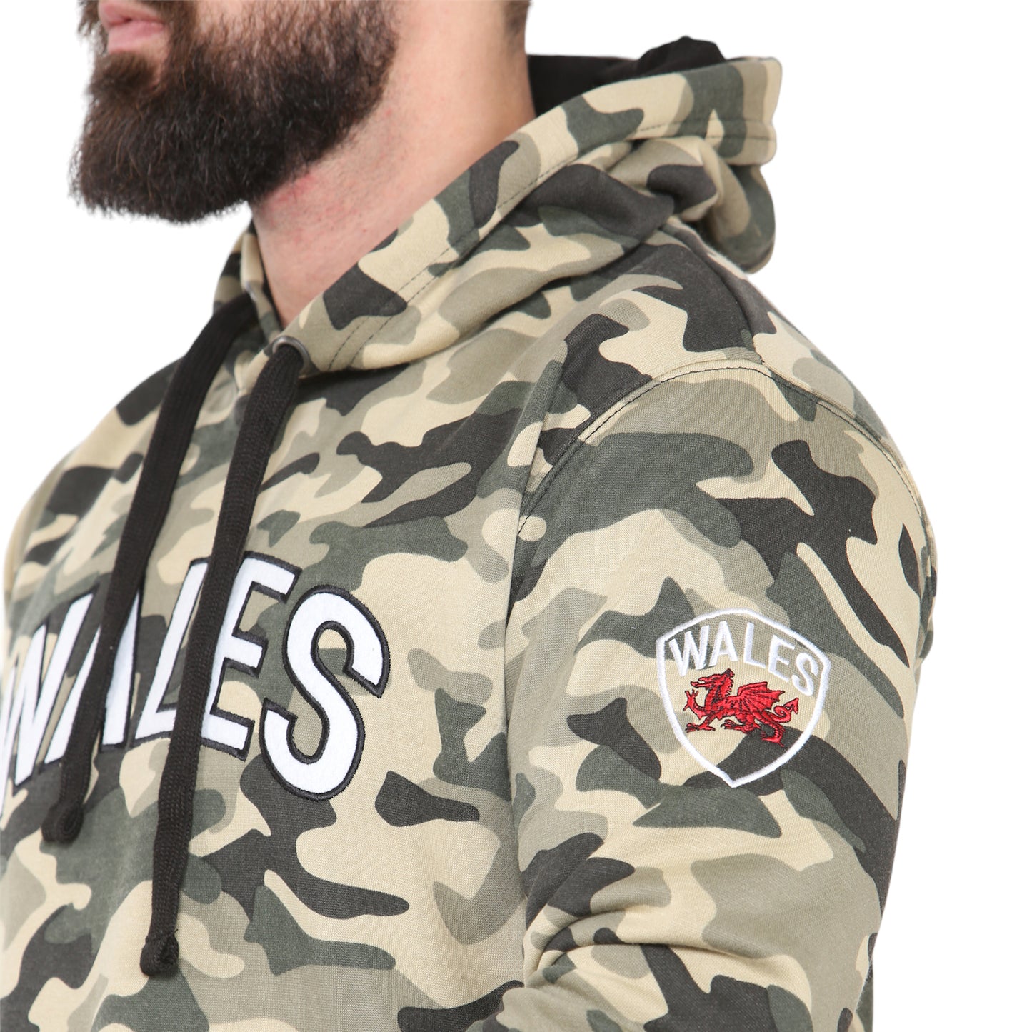 Wales Green Camo Hoodie