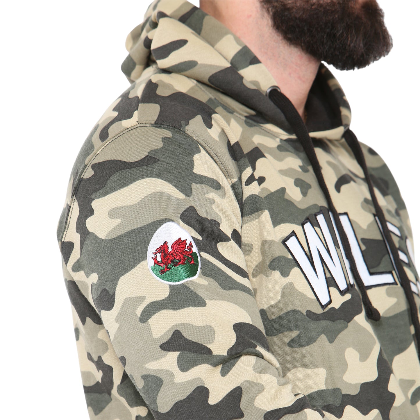 Wales Green Camo Hoodie