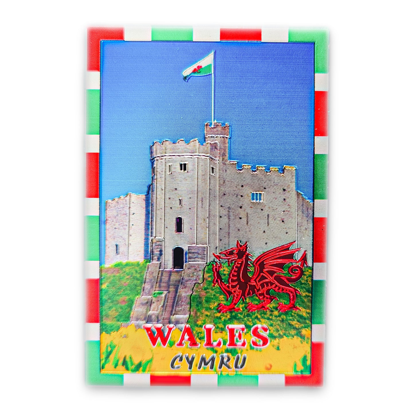 Wales Cymru Castle Magnet  (MGF008)