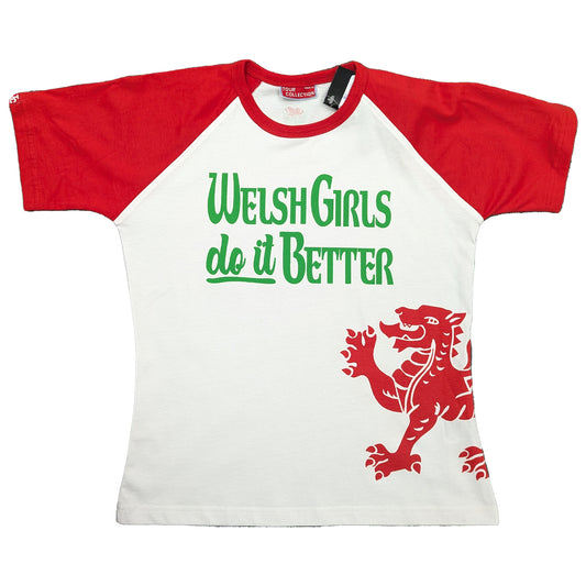 Ladies Welsh Tour Collection T-Shirt - Welsh Girls do it Better