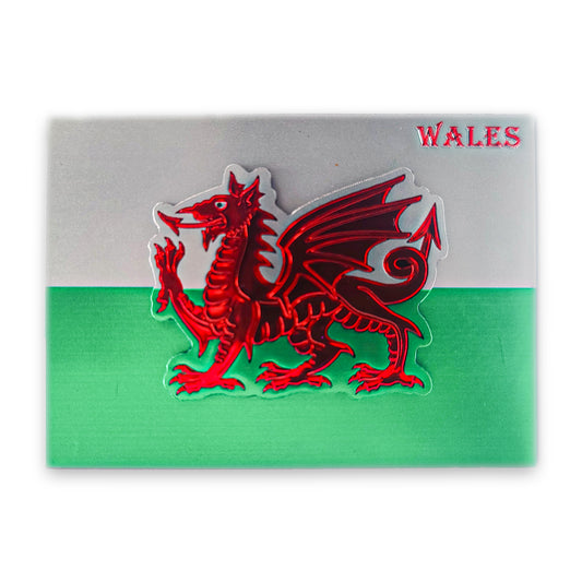 Wales Flag 2 3D Magnet (MGF3D011)