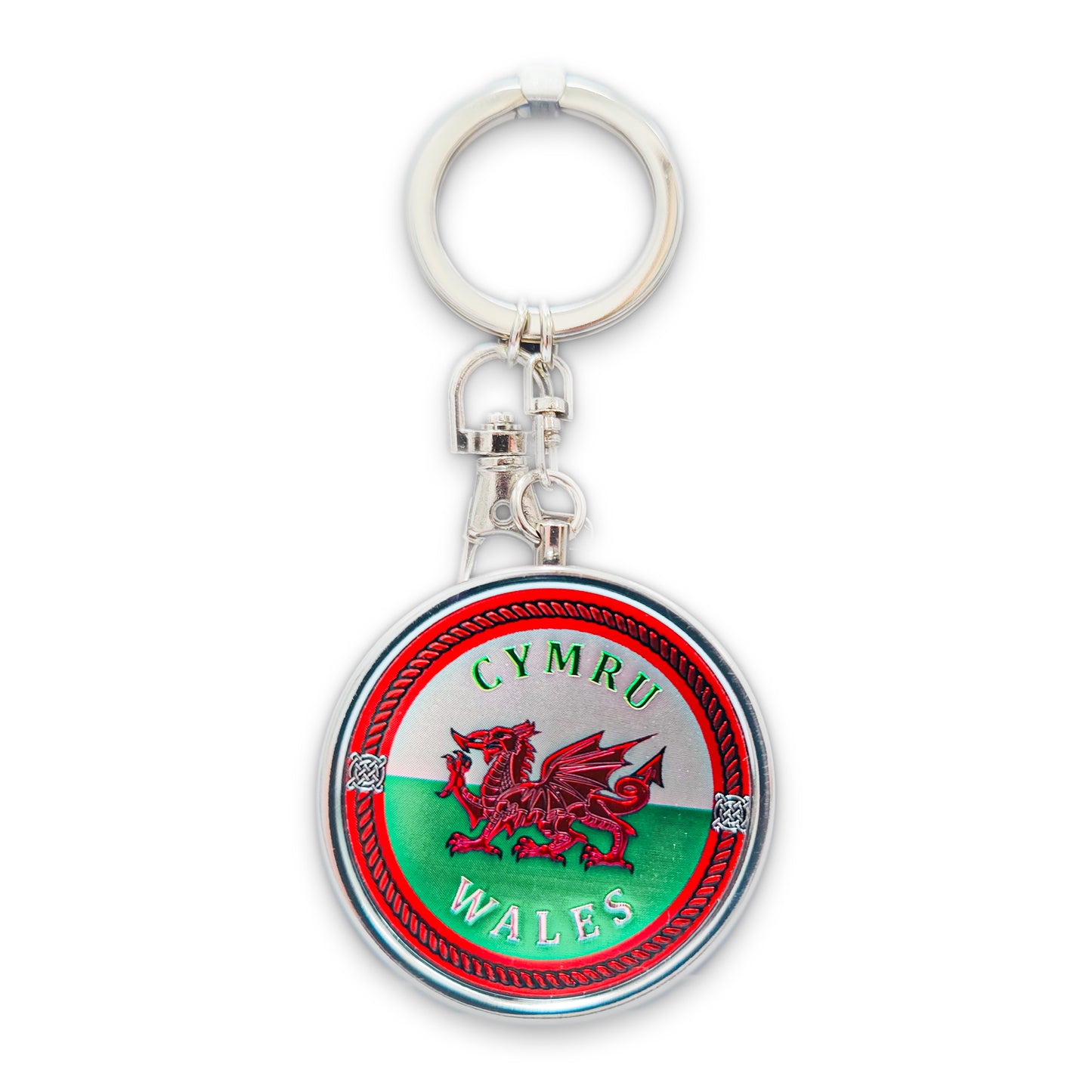 Wales Flag Pillbox Keyring (PBKY005)