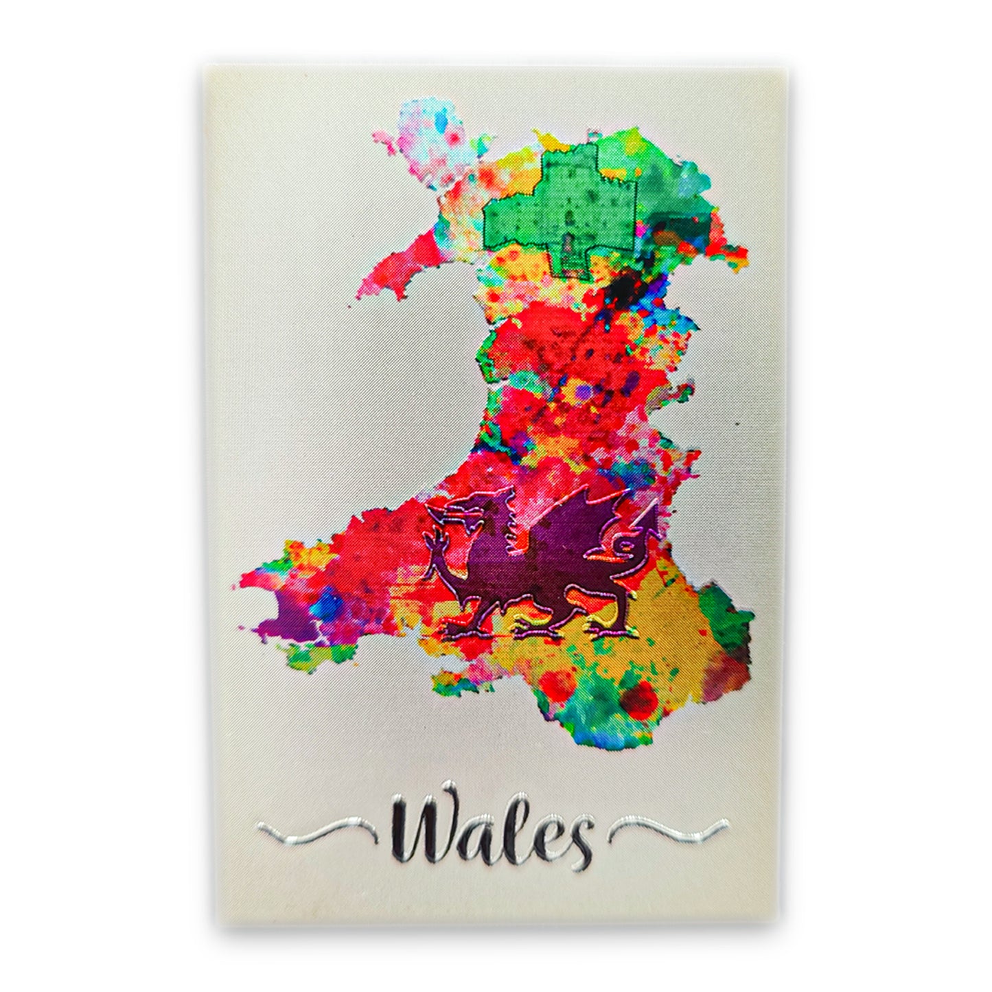 Wales Splash Map Magnet (MGF015)