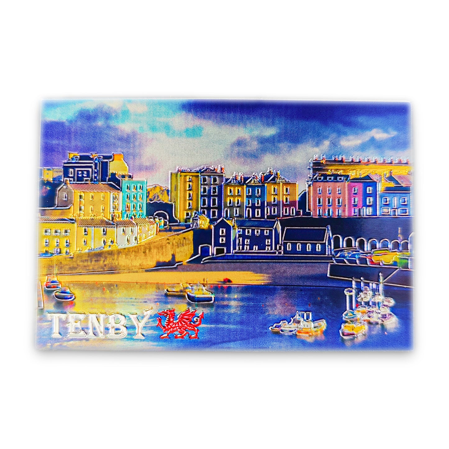 Tenby Colourful View Magnet (MGF024)