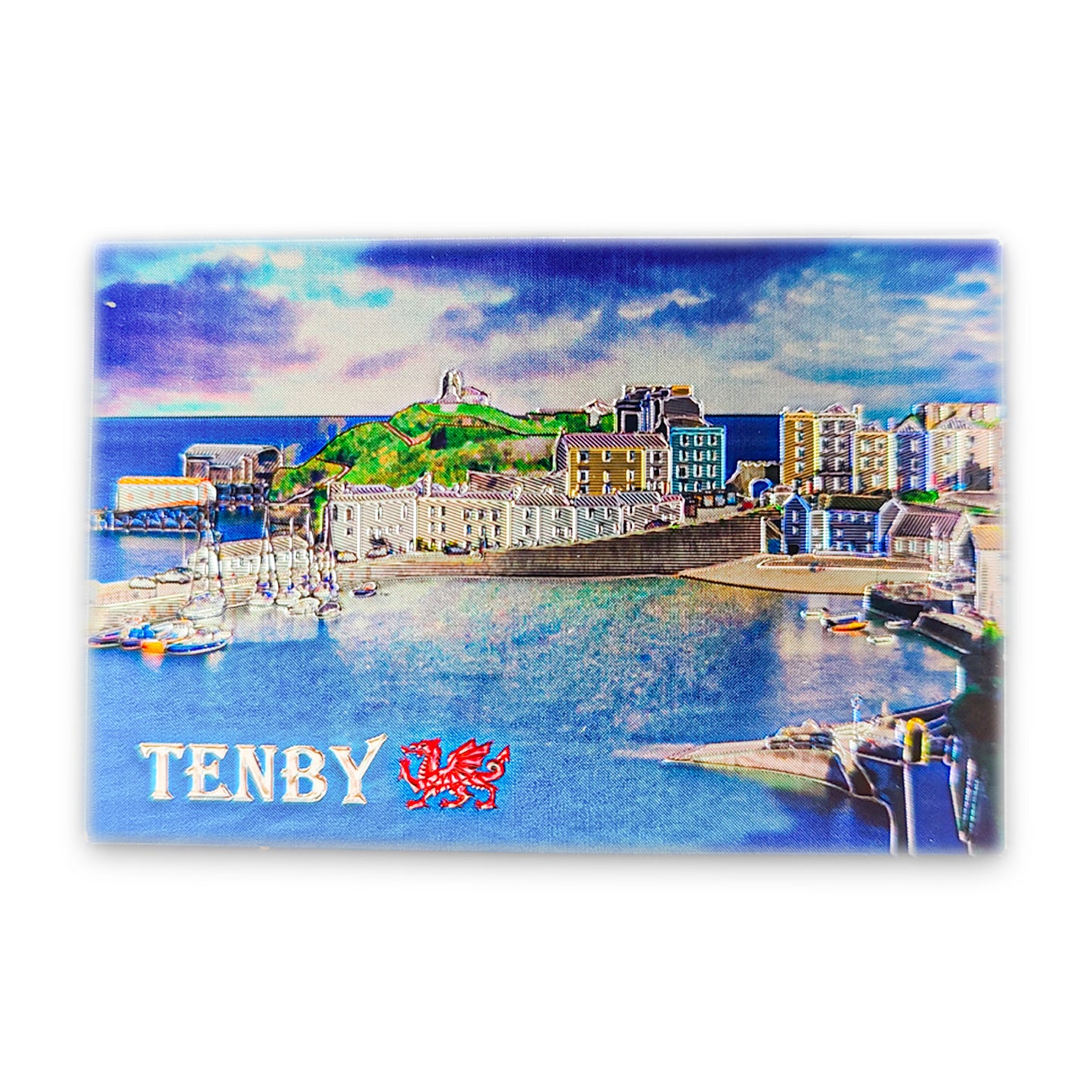 Tenby Blue Sky View Magnet (MGF021)