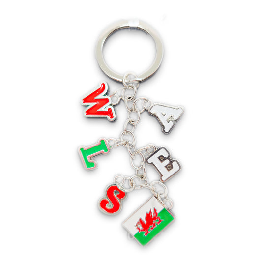 Wales Charm Keyring (KY007)