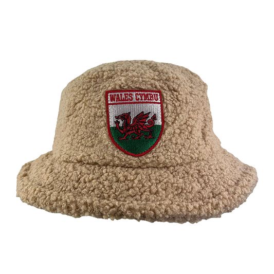 Wales Sherpa Winter Bucket Hat