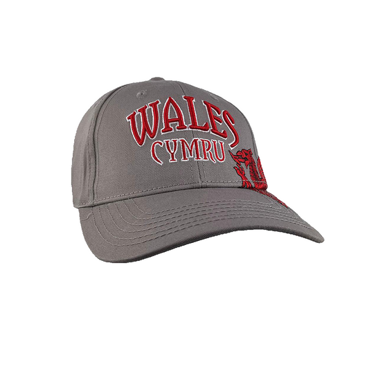 Raised Wales Cymru Dragon Cap