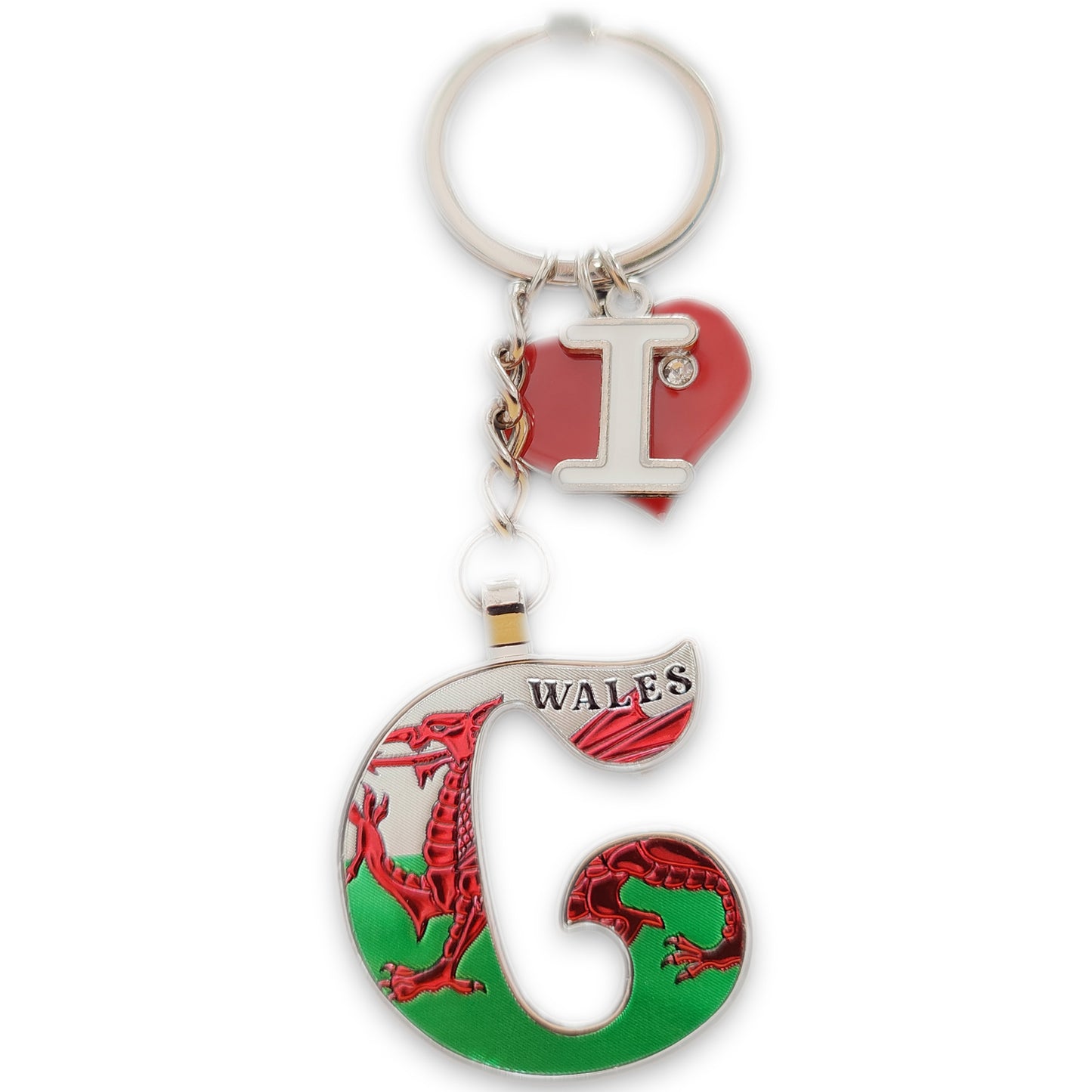 Wales Alphabet Keyring / C (KRA003)