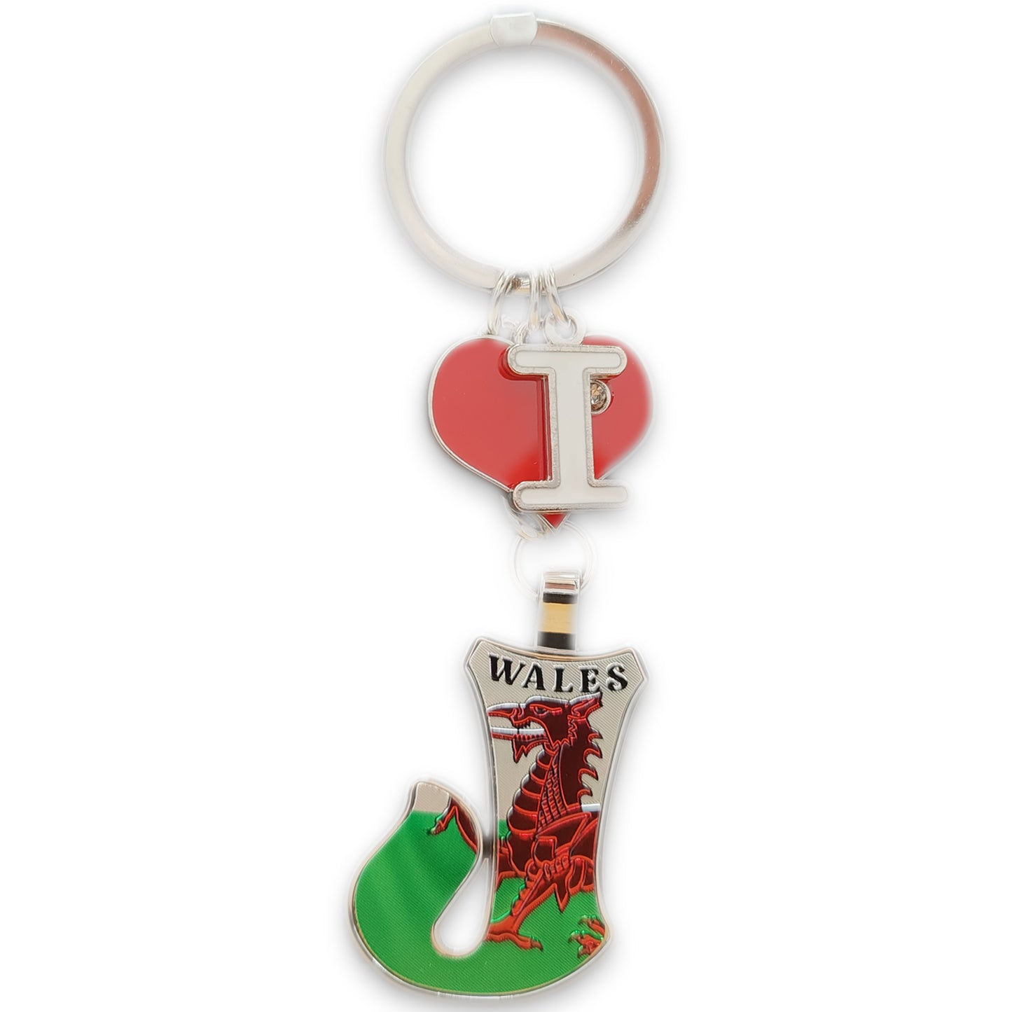 Wales Alphabet Keyring / J (KRA010)