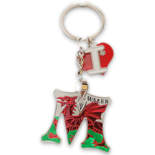 Wales Alphabet Keyring / M (KRA013)