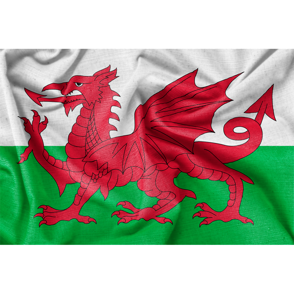 Ultra Heavy Wales 9x6 Flag
