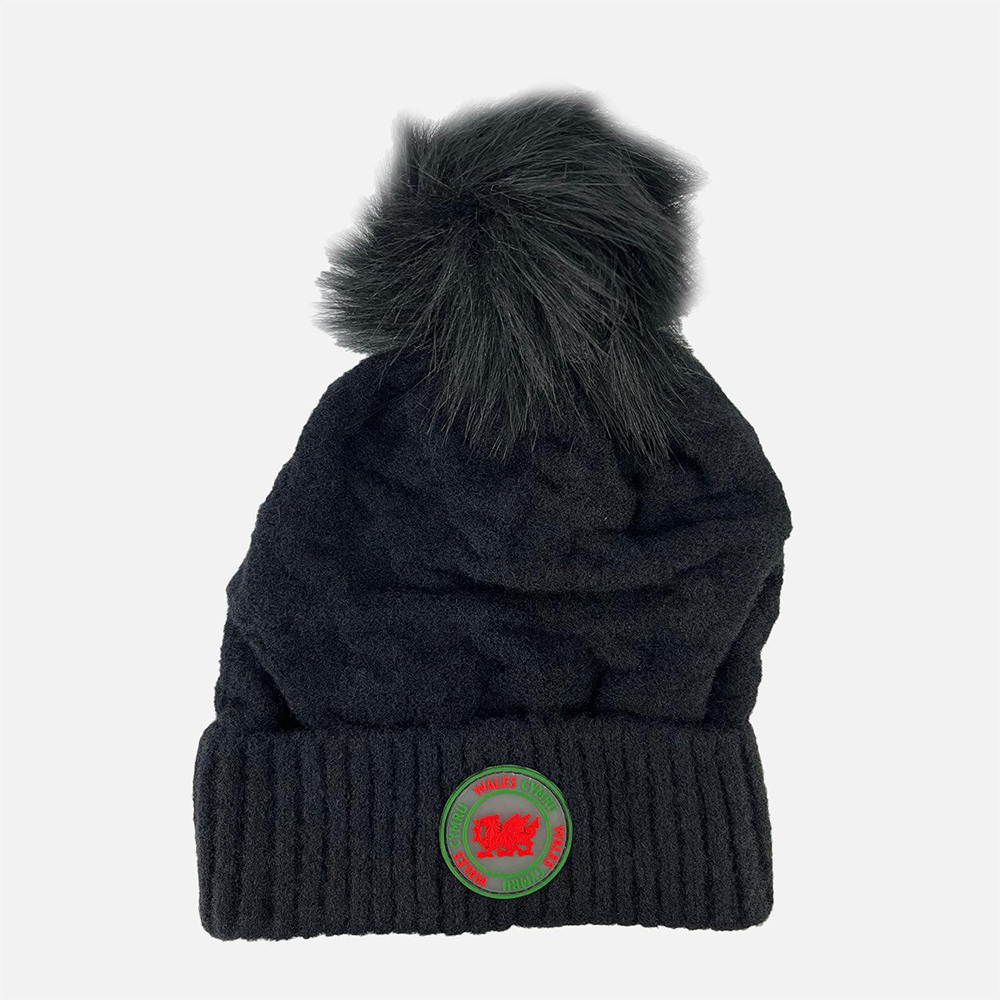 Wales Soft Scrunch Bobble Hat