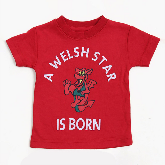 Babies Welsh Star is Born T-Shirt
