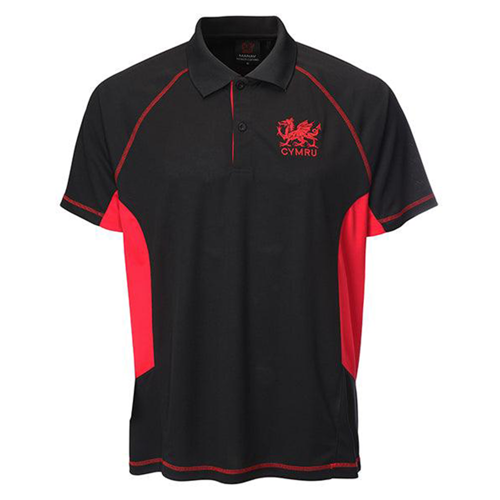 Welsh Cooldry Black Polo Shirt