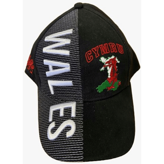 Welsh Black Map Cap