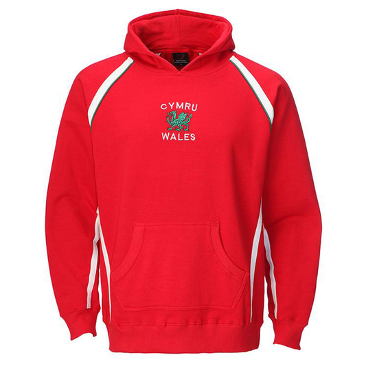 Red Welsh Overhead Hoodie